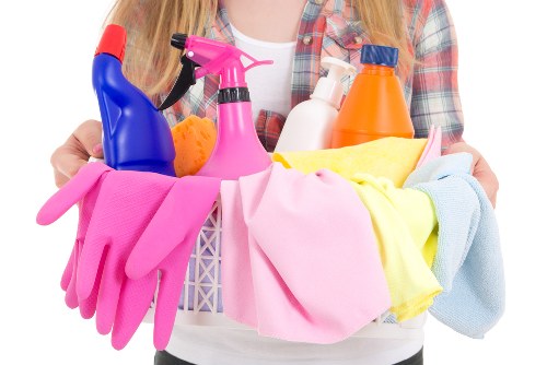 Experienced technicians providing carpet cleaning services